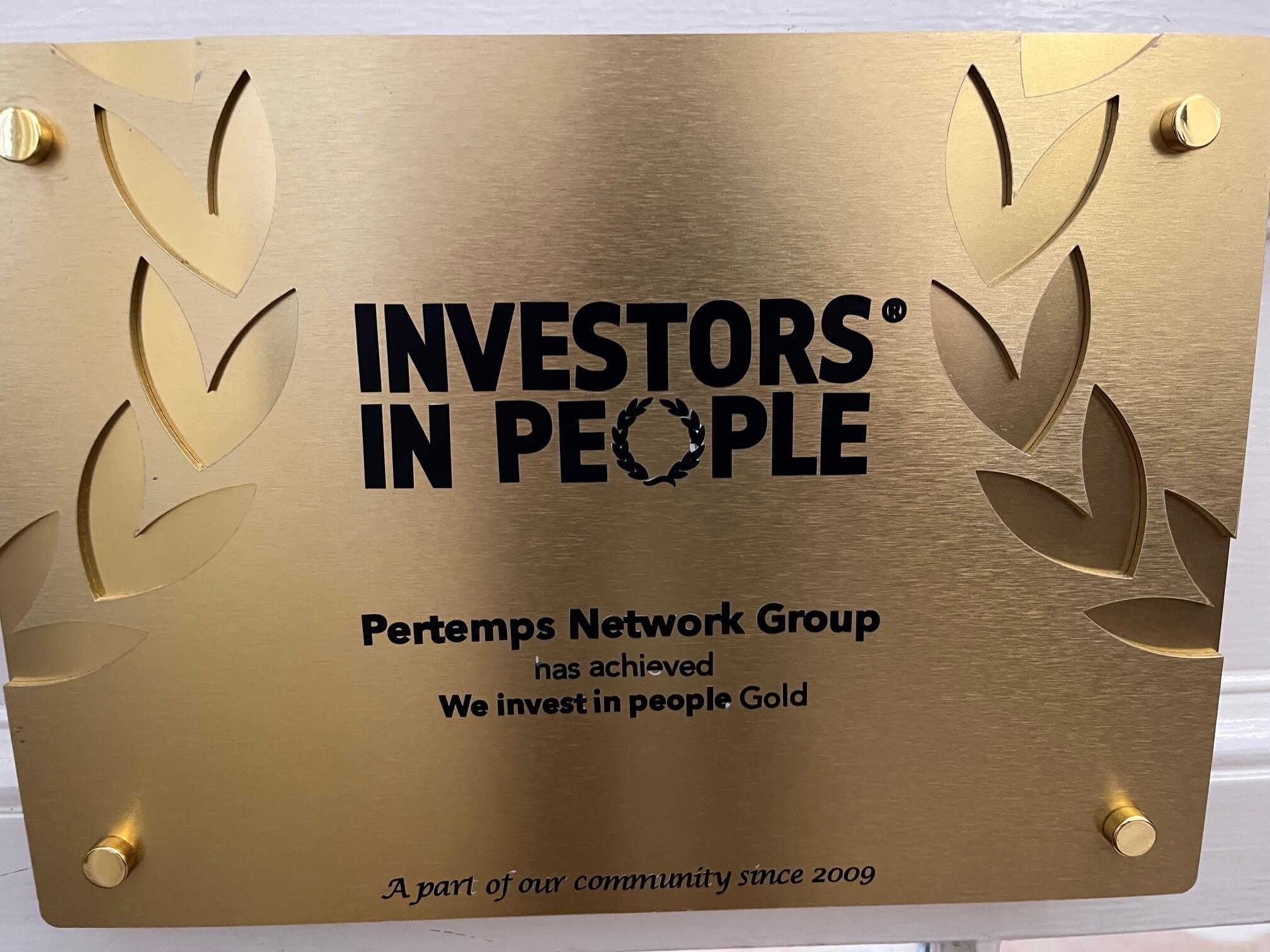 Investors In People Gold Award