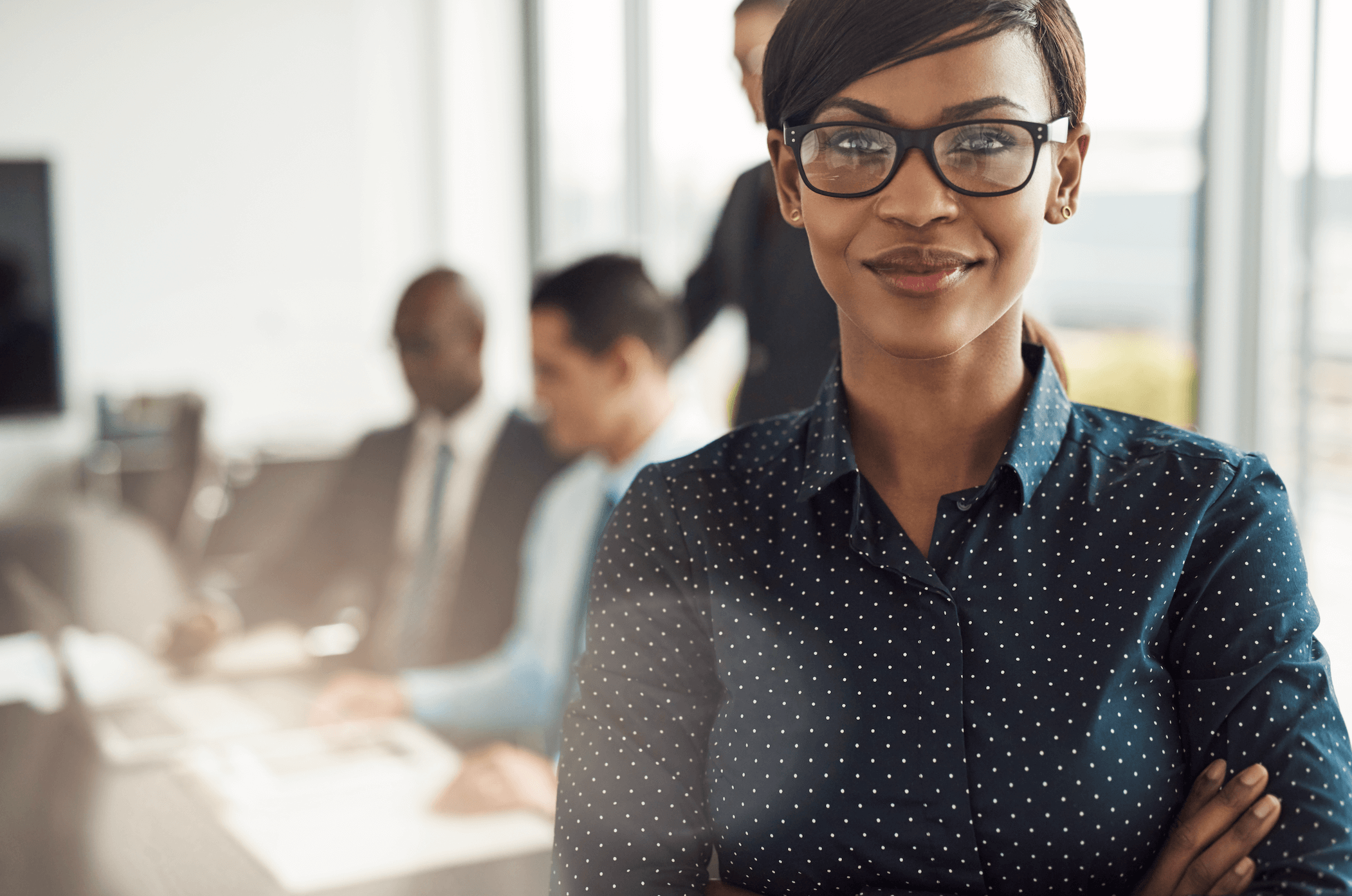 Smartly dressed businesswoman